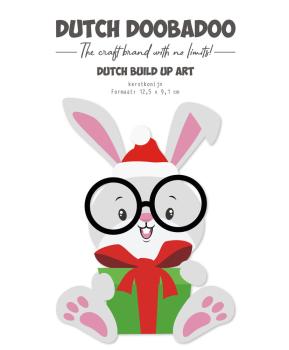 Dutch Doobadoo - Schablone A5 "Kerstkonijn" Stencil - Dutch Card Art