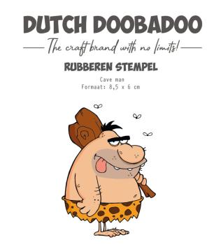 Dutch Doobadoo - Gummistempel "Cave Man" Rubber Stamp 8,5x6cm
