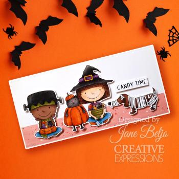 Creative Expressions - Stempelset "Happy Halloween" Clear Stamps 4x6 Inch Design by Jane's Doodles