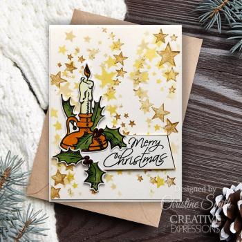 Creative Expressions - Stempelset "Season's Greetings" Clear Stamps 6x8 Inch Design by Taylor Made Journals