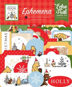 Echo Park - Stanzteile "Winnie The Pooh Christmas" Ephemera