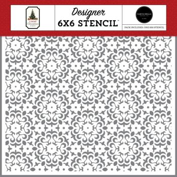 Carta Bella - Schablone 6x6 Inch "Vintage Damask" Stencil