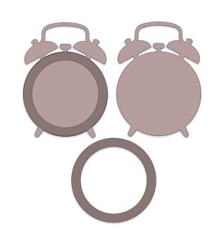 Stamperia - Holzteile "Clock Alarm" MDF Crafty Shapes Blanks