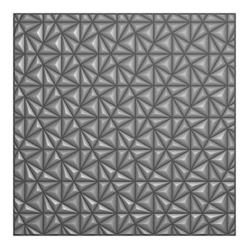 Nellie Snellen - Prägefolder "Origami Triangles" 3D Embossing Folder 
