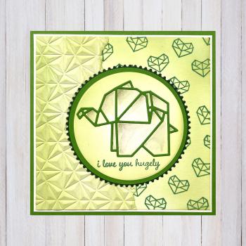 Preview: Nellie Snellen - Stempelset "Foldtastic Origami" Clear Stamps 