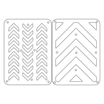 Sizzix - Stanzschablone "Cards #3" Thinlits Craft Dies