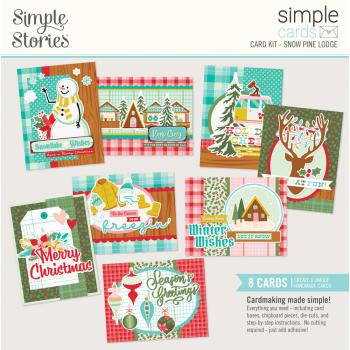 Simple Stories - Cards Kit "Snow Pine Lodge"