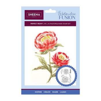 Crafters Companion - Stempelset "Perfect Peony" Clear Stamps