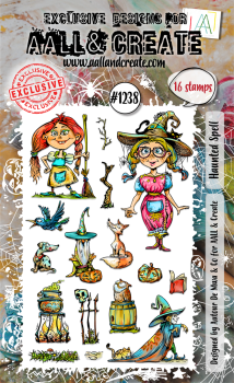 AALL and Create - Stempelset A6 "Haunted Spell" Clear Stamps