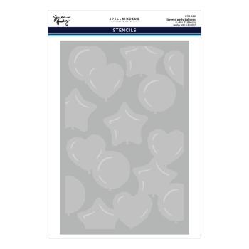 Spellbinders - Schablone "Layered Party Balloons" Stencil