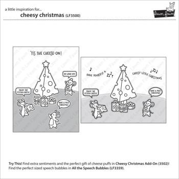 Lawn Fawn - Stempelset "Cheesy Christmas" Clear Stamps