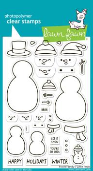 Lawn Fawn - Stempelset "Frosty Family" Clear Stamps