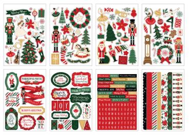 Echo Park - Aufkleber "Nutcracker Christmas" Sticker 
