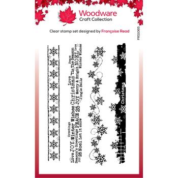 Woodware - Stempelset "Christmas Borders" Clear Stamps Design by Francoise Read