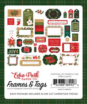 Echo Park - Stanzteile & Anhänger "Christmas Joy" Frames & Tags 