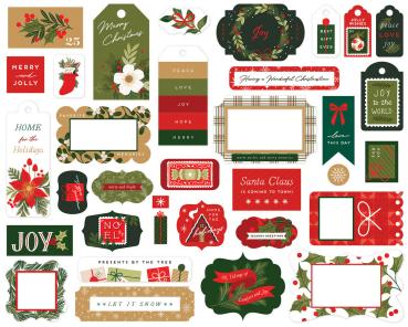 Echo Park - Stanzteile & Anhänger "Christmas Joy" Frames & Tags 