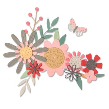 Sizzix - Stanzschablone "Bold Flora" Thinlits Craft Dies by Sophie Guilar