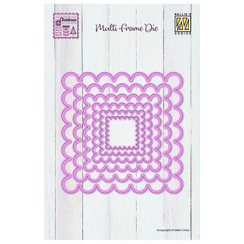 Nellie Snellen - Stanzschablone "Scalloped Square" Multi Frame Dies