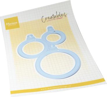 Marianne Design - Präge- und Stanzschablone "Layout Baubles" Creatables Dies