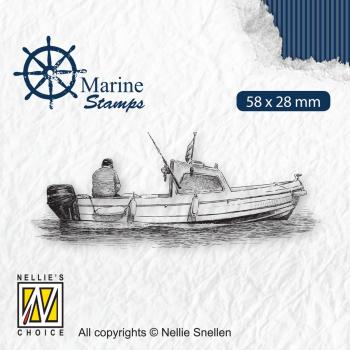 Nellie Snellen - Stempel "Boat" Clear Stamps Marine