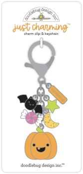 Doodlebug Design - Schlüsselanhänger "Hey Pumpkin" Clip & Keychain