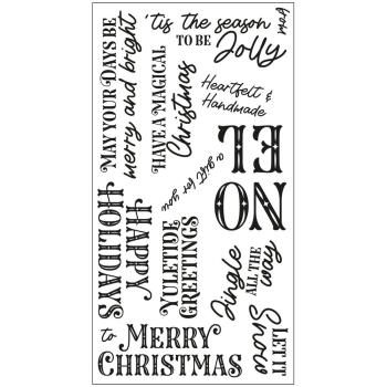 Sizzix - Stempelset "Greetings of the Season" Clear Stamps Design by Catherine Pooler