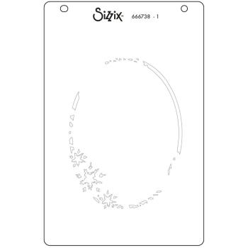 Sizzix - Schablone "Winter Wishes #3" Layered Stencil Design by Jen Long