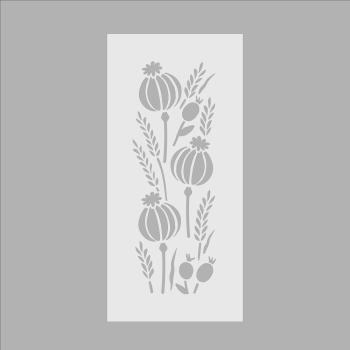 Crafters Companion - Schablone 8,5x8,5 Inch "Harvest Glory" Stencil