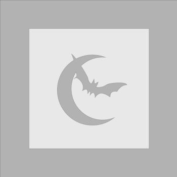 Crafters Companion - Schablone 8,5x8,5 Inch "Spooky Skies" Stencil