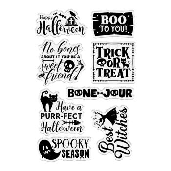 Crafters Companion - Stempelset "Boo To You" Clear Stamps