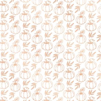 Crafters Companion "Pumpkin Spice Season" Luxury Foiled Acetate 12x12 Inch - 12 Bogen 
