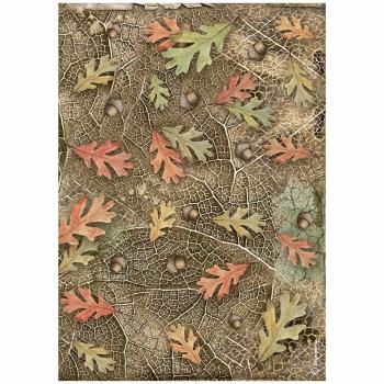 Stamperia - Decopatch Papier "Acorns and Leaves" Decoupage A4 - 6 Bogen  