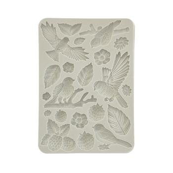 Stamperia - Gießform A5 "Birds" Soft Mould 