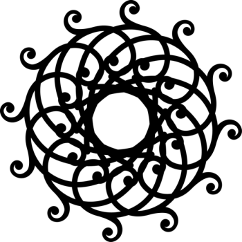 Marabu Silhouette-Schablone 15x15cm (klein) "Mandala"