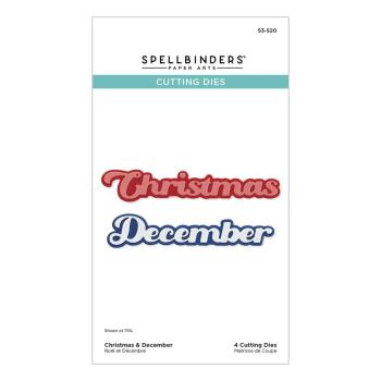 Spellbinders - Stanzschablone "Christmas & December" Dies