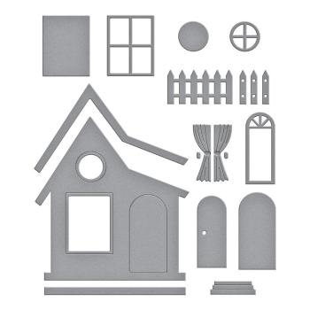 Spellbinders - Stanzschablone "Home Sweet Home" Dies