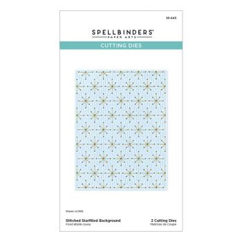 Spellbinders - Stanzschablone "Stitched Starfilled Background" Dies