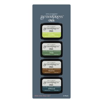 Spellbinders - Stempelkissen "Woodlands Set" BetterPress Ink Mini Set