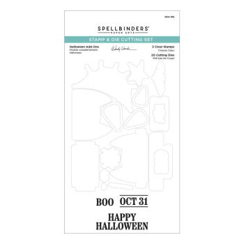 Spellbinders - Stempelset & Stanzschablone "Halloween Gifting" Clear Stamps & Dies