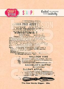 Craft & You Design - Stempel "Newspaper" Clear Stamps