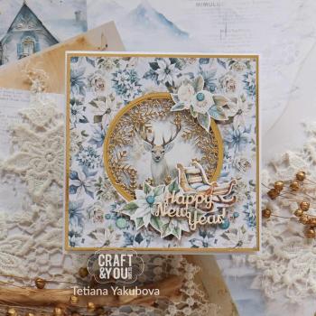 Craft & You Design - Stanzschablone "Round Snowflakes Frame" Dies