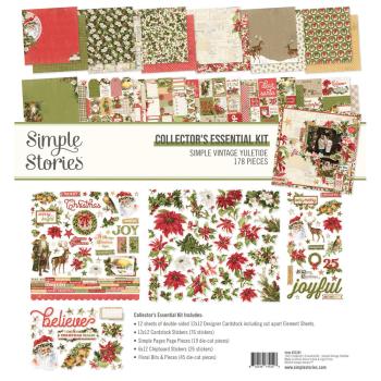 Simple Stories - Collectors Essential Kit "Simple Vintage Yuletide" 12 Bogen Designpapier