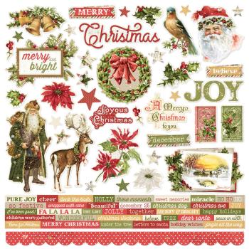 Simple Stories - Aufkleber "Simple Vintage Yuletide" Cardstock Sticker 