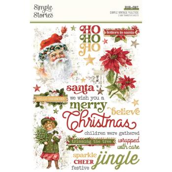 Simple Stories - Transfer Sticker "Simple Vintage Yuletide" Rub Ons