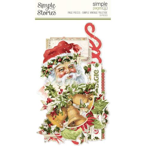 Simple Stories - Stanzteile "Simple Vintage Yuletide" Pages Pieces
