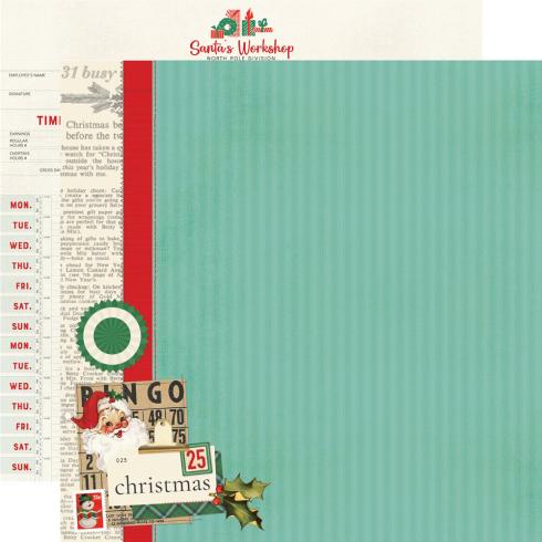 Preview: Simple Stories - Collections Kit "Simple Vintage Holly Jolly" 12 Bogen Designpapier
