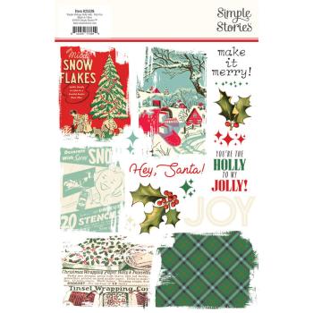 Simple Stories - Transfer Sticker "Simple Vintage Holly Jolly" Rub Ons