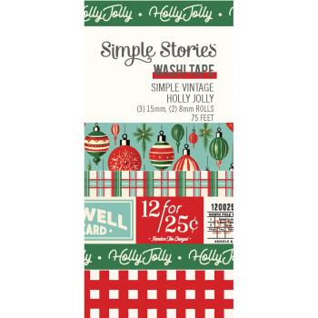Simple Stories - Washi Tape "Simple Vintage Holly Jolly"