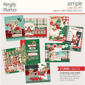 Simple Stories - Cards Kit "Simple Vintage Holly Jolly"