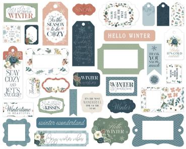 Carta Bella "Winter Wonderland" Frames & Tags